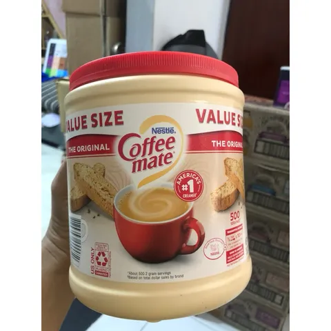 Bột Kem Sữa Nguyên Chất COFFEE MATE Hũ 1.5kg Date 2026