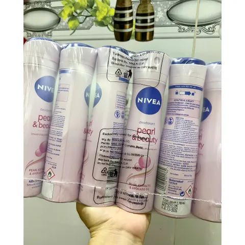 Sỉ - Lốc 6 Chai Xịt Khử Mùi Nivea Pearl & Beauty 150ml - HSD 12/2026