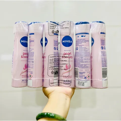 Sỉ - Lốc 6 Chai Xịt Khử Mùi Nivea Pearl & Beauty 150ml - HSD 12/2026