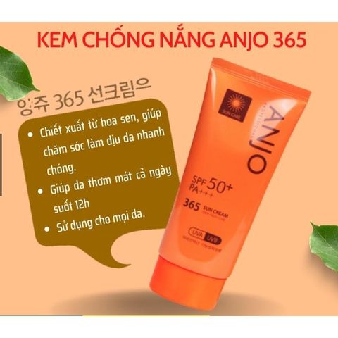 Kem Chống Nắng Anjo 70ml - dùng cho mặt và toàn thân