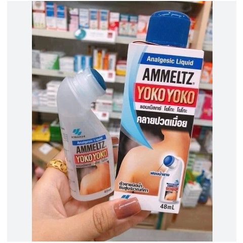 Dầu Nóng Dạng Lăn Yoko Yoko Ammeltz 48ml - Dầu nóng xoa bóp YokoYoko Ammeltz