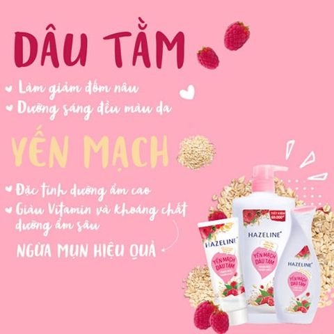 Sữa Tắm Dưỡng Da HAZELINE Chai 1Kg - Chai vòi