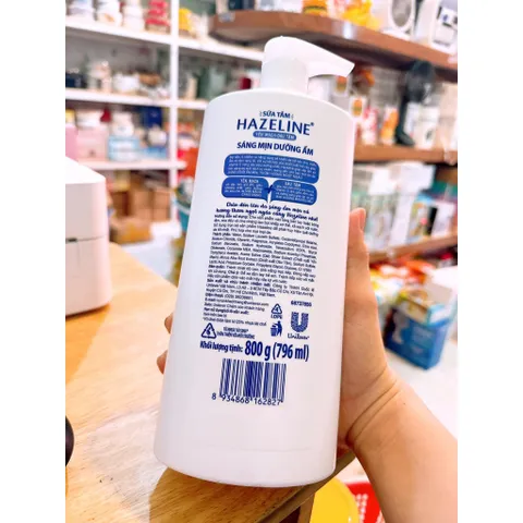[HCM] SỮA TẮM HAZELINE TRẮNG SÁNG MỊN DA 1KG - LỰA MÙI