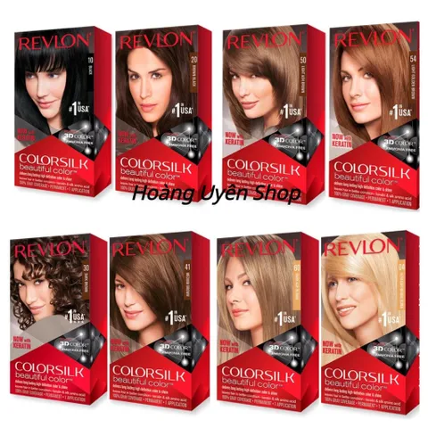 Thuốc nhuộm tóc Revlon Colorsilk Mỹ - Có Nhiều Màu (10 20 27 30 31 32 33 40 41 42 46 47 54)