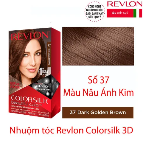 Thuốc nhuộm tóc Revlon Colorsilk Mỹ - Có Nhiều Màu (10 20 27 30 31 32 33 40 41 42 46 47 54)