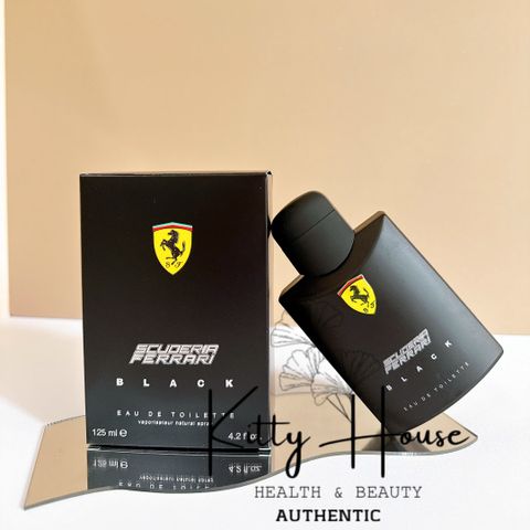 Nước Hoa Nam Scuderia Ferrari Black EDT 125ml - Hương Thơm Tươi Mát, Sang Trọng, Phong Cách Hiện Đại và Nam Tính