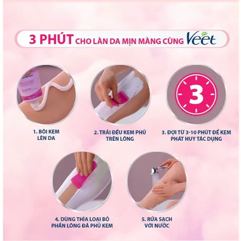 Sỉ - Thùng 6 Tuyp Kem Tẩy Lông Veet 100ml Dành Cho Da Thường - HSD 8/2026