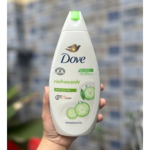 Sữa Tắm Dove Của Đức Dưỡng Ẩm Mịn Da Chống Lão Hoá 450ml Hương Dưa Leo Và trà xanh