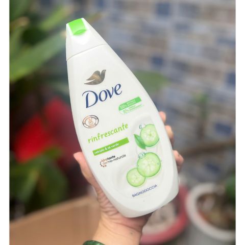 Sữa Tắm Dove Của Đức Dưỡng Ẩm Mịn Da Chống Lão Hoá 450ml Hương Dưa Leo Và trà xanh