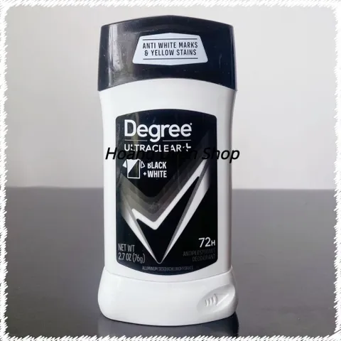 [USA] Lăn sáp khử mùi nam Degree men UltraClear Black & White 76g (sáp trắng) chống ố áo