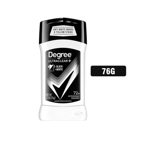 [USA] Lăn sáp khử mùi nam Degree men UltraClear Black & White 76g (sáp trắng) chống ố áo