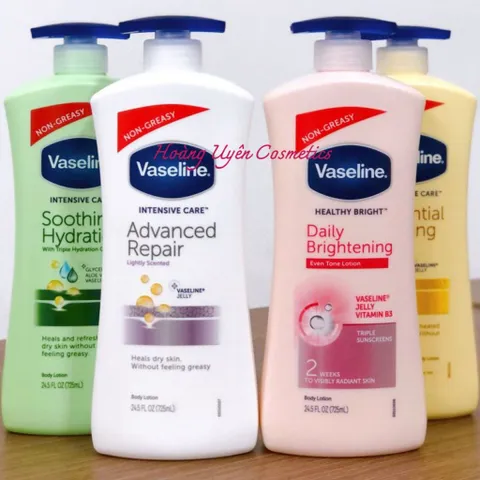Sữa Dưỡng thể Vaseline 725ml - Mẫu mới vòi xanh