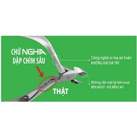 Kềm Cắt Da Kềm Nghĩa - Màu Trắng Bằng Thép Không Rỉ Chính Hãng D23 - D401 D205 Ngẫu nhiên