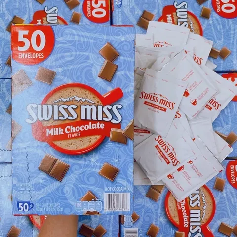 HSD 6/2026 Bột Cacao Sữa Swiss Miss Hộp 50 Gói 1.95kg