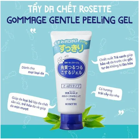 Tẩy Da Chết Rosette Peeling Gel 120g Nhật Bản ( Dành Cho Mặt Và Toàn Thân)