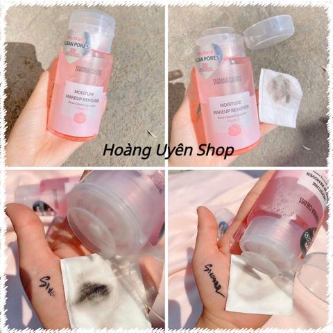[Rẻ vô địch] Nước Tẩy Trang Sivanna Không Cồn 180ml Chiết Xuất Hoa Hồng Chống Lão Hóa , Cung Cấp Độ Ẩm Shop Mẹ Bún 2020