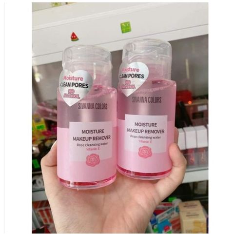[Rẻ vô địch] Nước Tẩy Trang Sivanna Không Cồn 180ml Chiết Xuất Hoa Hồng Chống Lão Hóa , Cung Cấp Độ Ẩm Shop Mẹ Bún 2020