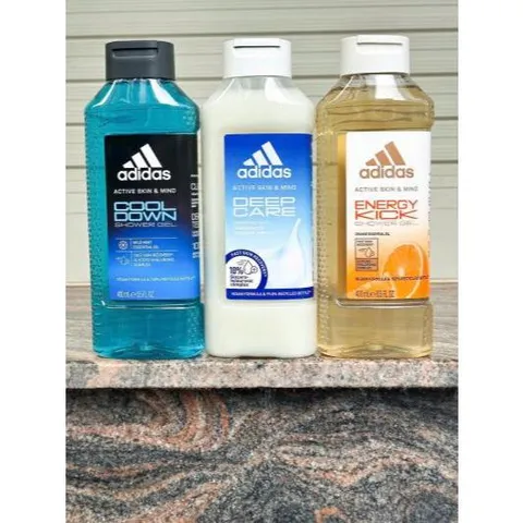 400ml - Sữa Tắm Gội Rửa Mặt Adidas Shower Gel Cho Nam - Chọn mùi