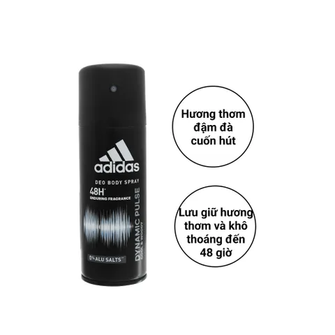 Combo 2 Chai Xịt Khử Mùi Adidas 150ml - Hàng nhập Khẩu