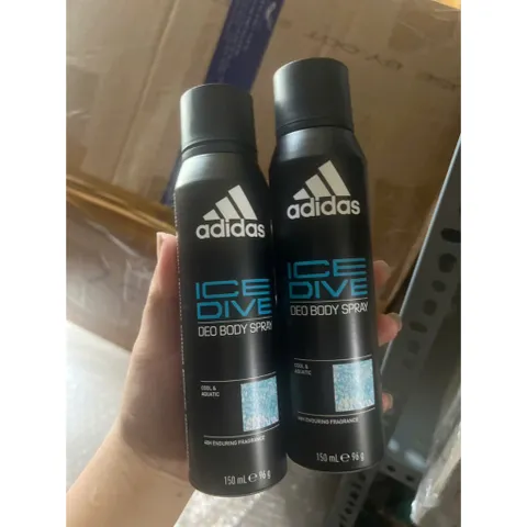 Combo 2 Chai Xịt Khử Mùi Adidas 150ml - Hàng nhập Khẩu
