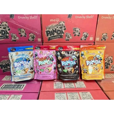 [ HSD 2/2026 ] BÁNH GẤU HELLO PANDA NHÂN KEM SỮA 198g