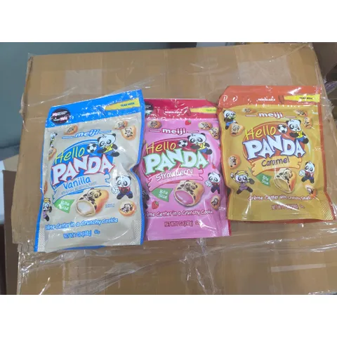 [ HSD 2/2026 ] BÁNH GẤU HELLO PANDA NHÂN KEM SỮA 198g