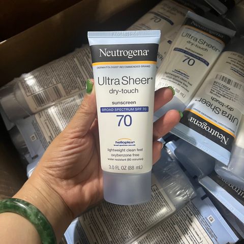 (Date 8/2027) Kem Chống Nắng Neutrogena Ultra Sheer Dry Touch SPF 70