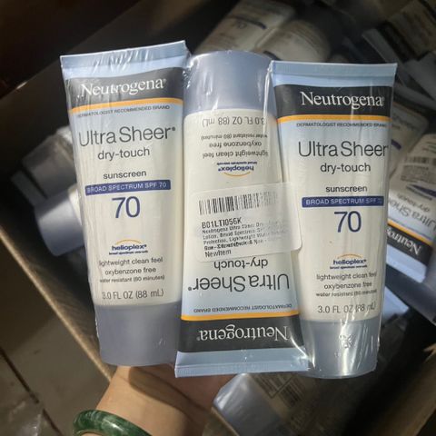 (Date 8/2027) Kem Chống Nắng Neutrogena Ultra Sheer Dry Touch SPF 70
