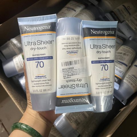 (Date 8/2027) Kem Chống Nắng Neutrogena Ultra Sheer Dry Touch SPF 70