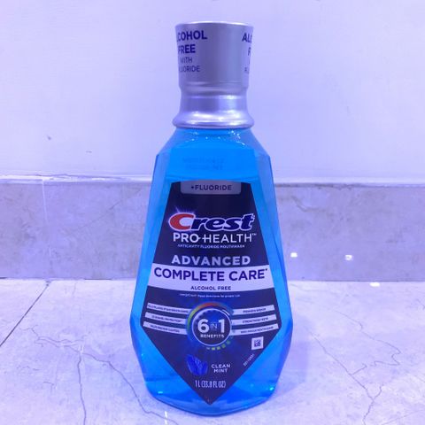 [HÀNG MỸ] Nước Súc Miệng Crest Pro-Health Advanced Complete Care (1000ml) Trắng Răng Thơm Miệng - Shop Mẹ Bún