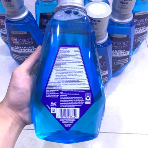 [HÀNG MỸ] Nước Súc Miệng Crest Pro-Health Advanced Complete Care (1000ml) Trắng Răng Thơm Miệng - Shop Mẹ Bún