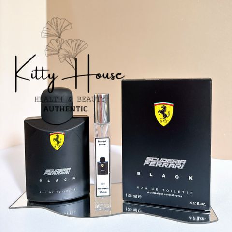 Nước Hoa Nam Scuderia Ferrari Black EDT 10ml - Hương Thơm Tươi Mát, Nam Tính, Phong Cách Hiện Đại, Quyến Rũ
