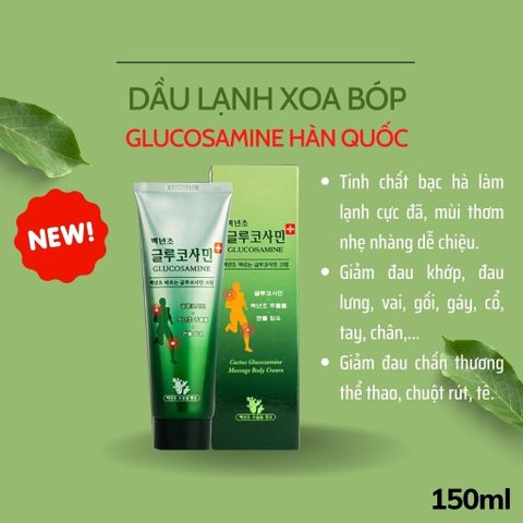 Dầu Lạnh Xoa Bóp hàn quốc tuýp 150ml