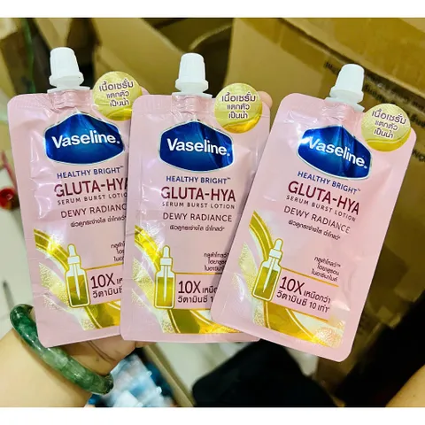Combo 3 Gói Sữa Dưỡng Thể Vaseline 50X 30ml dưỡng trắng da có chống nắng 30ml