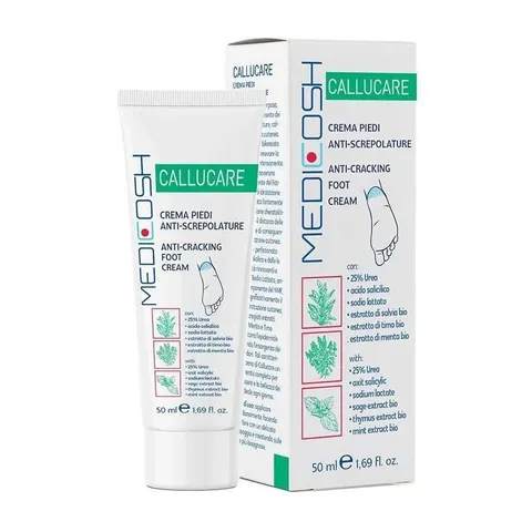 HSD 6/2026 - Kem Nứt Gót Chân Medicosh Callucare Giảm Nứt Nẻ, Chai Sạn, Thô Ráp Gót Chân 50ml