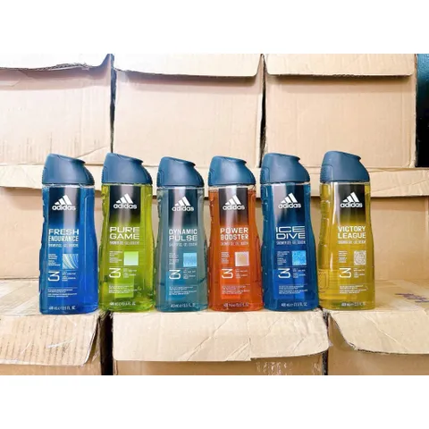 Gel Tắm Gội 3in1 Adidas 400ml ( mẫu mới 2024) đủ mùi