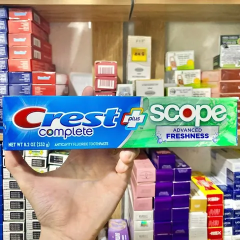 [Tuýp 178g/232g ] Kem đánh răng Crest Complete Scope Pro Advance Freshness của Mỹ