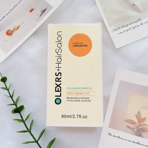 Tinh dầu dưỡng tóc phục hồi, ngừa trẻ ngọn Olexrs+ Hair Salon 80ml