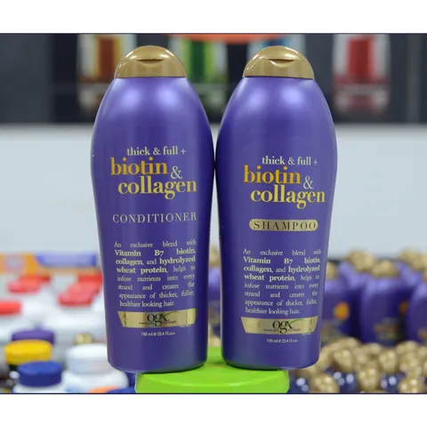 Dầu Xả Tóc Biotin Collagen OGX ngăn rụng tóc 750ml (bản mỹ không vòi)