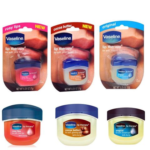 Sáp Sáp Dưỡng Môi Mềm Mịn Vaseline Lip Therapy Rosy Lip,Original, Creme Brulee 7g Chuẩn USA
