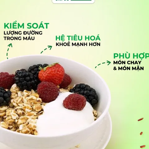 Combo 1 yến mạch  1 hạt chia ( Yến Mạch Hafer Flocken 500g + Hạt Chia 500g)