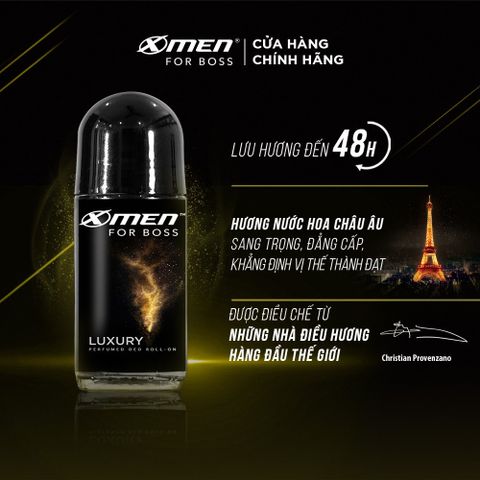 Lăn Khử Mùi Nam X-Men For Boss 40ml - Khử Mùi Ngăn Điều Tiết Mồ Hôi Nam Giới