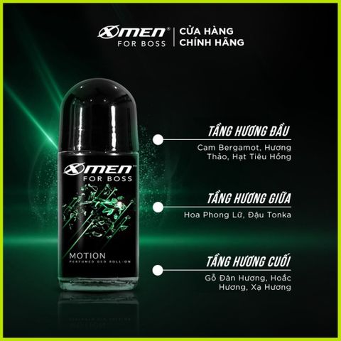 Lăn Khử Mùi Nam X-Men For Boss 40ml - Khử Mùi Ngăn Điều Tiết Mồ Hôi Nam Giới