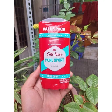 Lăn Khử Mùi OLD SPICE 85g sáp xanh - Hàng mỹ - hương cam chanh không nồng - không vàng áo Lăn buồm đỏ