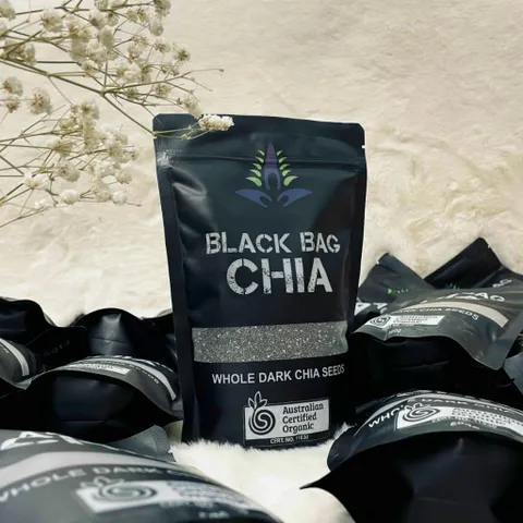 HCM - Hạt chia Úc Black Bag Chia Whole Dark Chia Seeds 500g