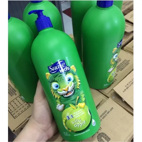 Sữa Tắm Gội Xả 3in1 Cho Bé Suave Kids Mỹ 532ml / 1.18L - Không Cay Mắt