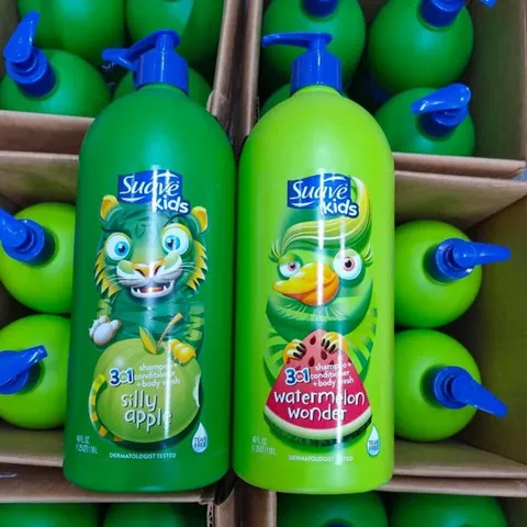 Sữa Tắm Gội Xả 3in1 Cho Bé Suave Kids Mỹ 532ml / 1.18L - Không Cay Mắt