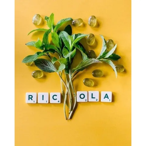 [1 Gói 105 viên] Kẹo RICOLA LEMONMINT không đường của Mỹ - Chanh Bạc Hà ngậm ho