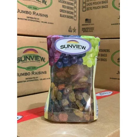 Nho 3 màu traí nhỏ -Combo 2 Hộp Nho Khô SUNVIEW RAISINS 425G Nho thập cẩm