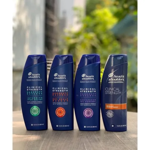 Dầu Gội Head Mỹ Giảm Gàu,Nấm, Dầu Gội Head & Shoulders Clinical Strength 400ml (Bill Mỹ)